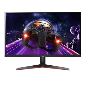 Монитор LG 24MP60G-B, 23.8" (60.45 cm) IPS панел, 75Hz, Full HD, 5ms, 250 cd/m2, DisplayPort, HDMI, VGA | JAR Computers LG 24MP60G-B