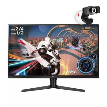 LG 32GK650F-B с подарък камера CyberTrack H4 FHD