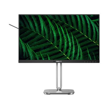 Монитор Philips 24B2G5200/00, 23.8" (60.45cm) IPS панел, 100Hz, Full HD, 4ms, 300cd/m2, DisplayPort, HDMI, VGA, USB | JAR Computers Philips 24B2G5200/00