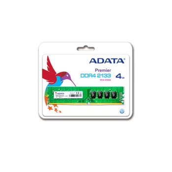 Памет 4GB DDR4 2133MT/s, A-Data Premier, 1.2V | JAR Computers 4GB DDR4 2133MHz A-Data AD4U2133W4G15-B
