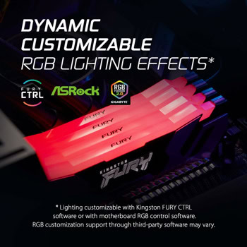 KINGSTON v16GB FURY Renegade RGB 6400MT/s DDR5 | JAR Computers KINGSTON v16GB FURY Renegade RGB 6400MT/s DDR5