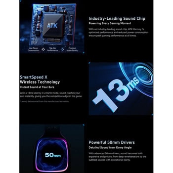 ATK Mercury I eSports White M1-MERCURY-WH