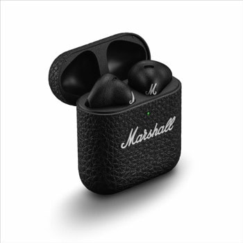 Слушалки Marshall Minor IV, безжични, Bluetooth, микрофон, IPX4 защита, 12mm говорители, черни | JAR Computers Marshall Minor IV 1006653