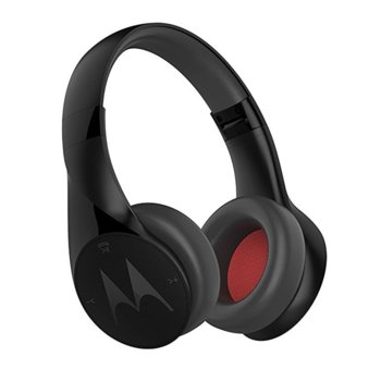 Слушалки Motorola Pulse Escape, безжични (Bluetooth), микрофон, 40мм говорители, 6 часа време за работа, сгъваеми, черни | JAR Computers Motorola Pulse Escape Black