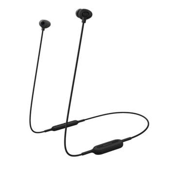 Слушалки Panasonic NJ310BE, безжични, Bluetooth, микрофон, до 6 часа време за работа, 9mm драйвери, черни | JAR Computers Panasonic RP-NJ310BE-K