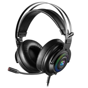 Слушалки Sandberg Dizruptor, микрофон, гейминг, 50мм говорители, 7.1 съраунд, контрол на звука, LED подсветка, черни | JAR Computers Sandberg Dizruptor 126-11