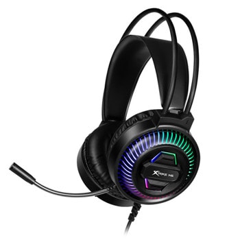 Слушалки Xtrike ME GH-510, микрофон, USB, 50mm драйвери, RGB подсветка, гейминг, черни | JAR Computers Слушалки Xtrike ME GH-510
