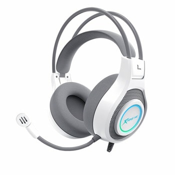 Слушалки Xtrike ME GH-515W, Jack 3.5mm, микрофон, гейминг, RGB, бели | JAR Computers xtrike me gaming headphones gh 515w