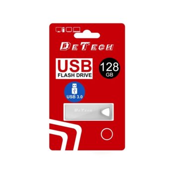 USB Флаш памет DeTech, 128GB, USB 3.0 - 62040