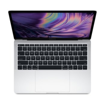 Лаптоп Apple MacBook Pro 13 (MV992ZE/A)(сребрист), четириядрен Coffee Lake Intel Core i5-8279U 2.4/4.1GHz, 13.3" (33.78) cm IPS Retina дисплей, 8GB DDR4, 256GB SSD, 4x USB-C Thunderbolt, macOS Mojave, 1.37 kg | JAR Computers Apple MacBook Pro 13 (MV992ZE/A)