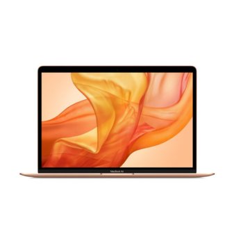 Лаптоп Apple MacBook Air (MVH52LL/A)(златист), четириядрен Intel Core i5 1.1/3.5 GHz, 13.3" (33.78 cm) Retina IPS LED-Backlit Display, (Thunderbolt 3), 8GB, 512GB SSD, macOS | JAR Computers Apple MacBook Air 8/512GB Intel Gold