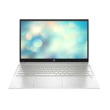 Лаптоп HP Pavilion 15-eg1004nu (5Z7T0EA)(сребрист), четириядерн Tiger Lake Intel Core i7-1195G7 2.9/5.0 GHz, 15.6" (39.62 cm) Full HD IPS Anti-Glare Display, (HDMI), 16GB DDR4, 512GB SSD, Windows 11 Home | JAR Computers HP Pavilion 15-eg1004nu 5Z7T0EA