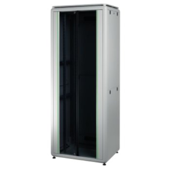 Комуникационен шкаф Mirsan MR-32-GTV66, 19", 32U, 600 x 600 x 1608, свободностоящ, товароносимост 2000кг., бял | JAR Computers Mirsan MR-32-GTV66