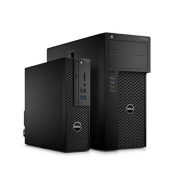 Настолен компютър Dell Precision T3620 MT (#DELL02113), четириядрен Kaby Lake Intel Core i5-7500 3.4/3.8 Ghz, NVIDIA Quadro K620 2GB, 8GB DDR4, 1TB HDD, клавиатура и мишка, Windows 10 | JAR Computers Dell Precision T3620 MT #DELL02113