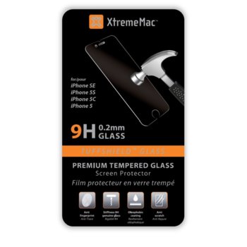 Закалено стъкло XtremeMac iPhone SE(5S) Tuffshield