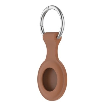 Ключодържател Loco Dot Silicone (LOC009BR), за Apple AirTag, силиконов, кафяв | JAR Computers Loco LOC009BR