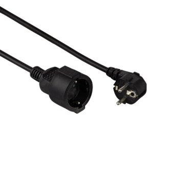 Удължителен кабел HAMA Profi 47870, защита за деца, 5m, черен image