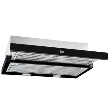 Абсорбатор Teka CNL 6415 Е.389.BL, за вграждане, телескопичен, енергиен клас А, 110 W, 3 степени на мощност, въздухопоток 312m3/h, 1x мотор, черен | JAR Computers Teka CNL 6415 Е.389.BL