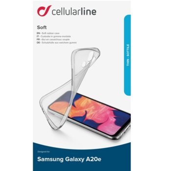 Прозрачен калъф Soft за Samsung Galaxy A20e