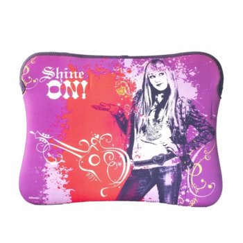 Калъф за лаптоп Disney Hannah Montana LB3040, до 15.4" (39.11 cm), тип "джоб", лилава | JAR Computers Disney Hannah Montana LB3040