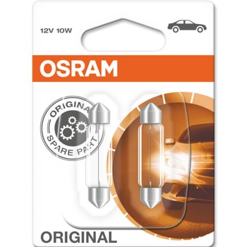 Автомобилна крушка Osram OSRA6411BLI2, 10W, 100lm, SV8.5-8, халогенна, 2 броя в опаковка | JAR Computers Osram OSRA6411BLI2 10W 100lm OSRA6411BLI2