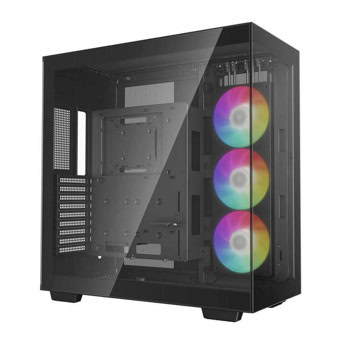 Кутия DeepCool CH780, E-ATX/ATX/mATX/Mini-ITX, 4x USB 3.0, с прозорец, черна, без захранване | JAR Computers DeepCool CH780 Black R-CH780-BKADE41-G-1