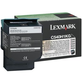КАСЕТА ЗА LEXMARK OPTRA C 540 series/X540 series - Black - Return program cartridge High Yield - P№ C540H1KG - заб.: 2500k | JAR Computers КАСЕТА ЗА LEXMARK OPTRA C 540 series/X540 series