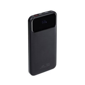 Външна батерия /power bank/ Rivacase VA2211, 10 000mAh, черна, 22.5W, 1x USB-A(ж), 2x USB-C(ж), 1x USB-C(м), 1x Lightning(м) | JAR Computers Rivacase VA2211