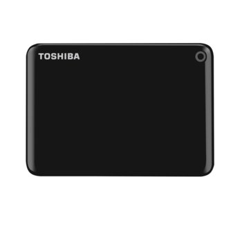 2TB Toshiba Canvio Connect II Black + Trust Barra