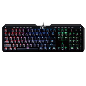 Клавиатура Redragon K555 Indrah RGB, гейминг, подсветка, черна, USB | JAR Computers Redragon K555 Indrah RGB (K555RGB-BK)