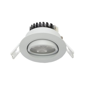 LED луна за вграждане, ORAX O-3002-IW-WW, 7W, AC 220V, Топло бяла | JAR Computers LED луна ORAX O-3002-IW-WW