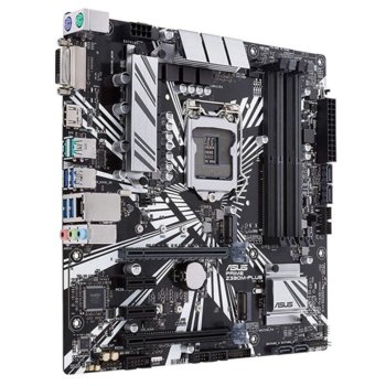 Дънна платка Asus PRIME Z390M-PLUS, Z390, LGA1151, DDR4, PCI-Е (HDMI&DVI)(CFX), 4x SATA 6Gb/s, 2x M.2 sockets, 2x USB 3.1 Gen2, 4x USB 3.1 Gen1, mATX | JAR Computers Asus PRIME Z390M-PLUS