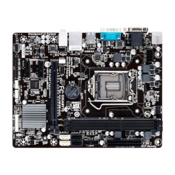 Дънна платка Gigabyte H81M-D2V, H81, LGA1150, DDR3, PCI-E (DVI&VGA), 2x SATA 6Gb/s, 4x USB 3.0, microATX | JAR Computers Gigabyte H81M-D2V