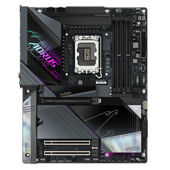 Дънна платка Gigabyte Z890 AORUS MASTER, Z890, LGA1851, DDR5, PCI-E 5.0 (Thunderbolt), 4x SATA 6Gb/s, 5x M.2, 6x USB 3.2 Gen 2, 10G LAN, Wi-Fi 7, Bluetooth 5.4, ATX | JAR Computers Gigabyte Z890 AORUS MASTER