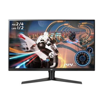 Монитор LG 32GK850F-B, 31.5" (80.01cm) VA панел, QHD, 144Hz, 1ms, 3000:1, 400cd/m2, HDMI, DP | JAR Computers LG 32GK850F-B