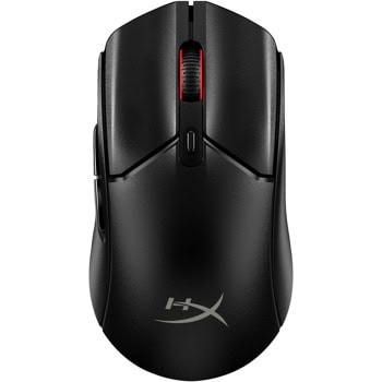 Мишка HyperX Pulsefire Haste 2 Core Wls, оптична (12000dpi), безжична, USB, Bluetooth, черна, гейминг, TTC Gold суич, HyperX Core оптичен сензор, RGB подсветка, 6 програмируеми бутона | JAR Computers HyperX Pulsefire Haste 2 Core Wls 8R2E6AA