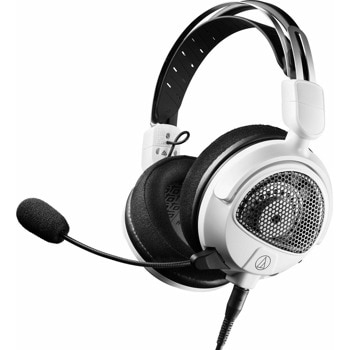 Слушалки Аudio-Тechnica ATH-GDL3WH, микрофон, гейминг, AUX, бели | JAR Computers Audio-Technica ATH-GDL3WH