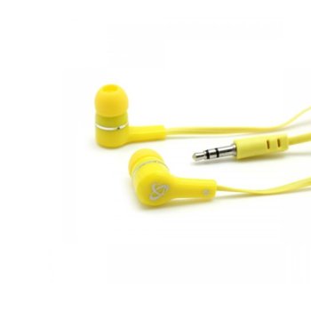 Слушалки Sbox EP-003Y, тип "тапи", 1.2м кабел, цълти | JAR Computers SBOX EP-003Y Yellow