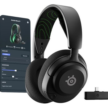 слушалки steelseries arctis nova 5x черни