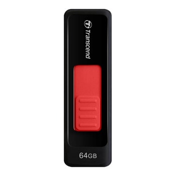 Памет 64GB USB Flash Drive, Transcend JetFlash 760, USB 3.1, черно/червена | JAR Computers Transcend 64GB JETFLASH 760 Red, USB 3.1