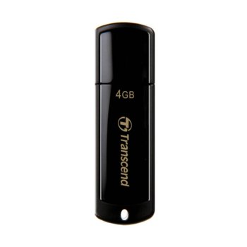 Памет 4GB USB Flash Drive, Transcend JetFlash 350, USB 2.0, черна | JAR Computers Transcend JetFlash 350 4GB Black