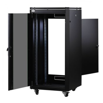 Комуникационен шкаф Mirsan MR.GTAP12U61.01, 42U, 600 x 1000 x 719 mm, D=1000 мм, 600 кг товар, черен | JAR Computers Mirsan MR.GTAP12U61.01