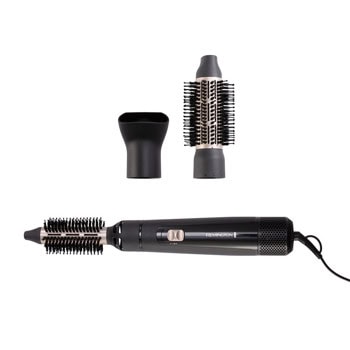 Уред за сушене и стилизиране на коса Remington AS7300 Blow Dry and Style, 800W, керамично покритие, 2 скорости, 2 температурни настройки, йонизирана струя, черен | JAR Computers Remington AS7300 Blow Dry and Style