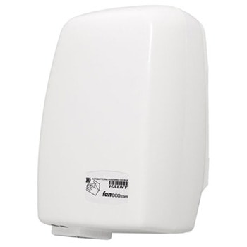 Сешоар D1200PCW, 1200W, за ръце, aвтоматичен старт с фотоклетка, 60±15 °C температура, монтиране на стена, IPX1 водоустойчив, бял | JAR Computers D1200PCW 2070750575