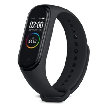 Каишка за смарт гривна Xiaomi Mi Band 3/4, силиконова, черна | JAR Computers Xiaomi Silicone band for Xiaomi Mi Band 3/4 black