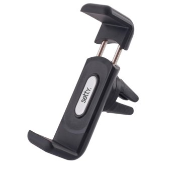 Стойка за кола за въздуховод SETTY IT3699, до 83 см., два вида щипки, черна | JAR Computers Стойка за кола за въздуховод SETTY IT3699