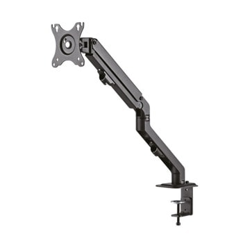 Стойка за монитор NewStar FPMA-D650BLACK, за плот, за екрани от 17" до 27", VESA до 100 x 100, макс. тегло до 7кг., регулируема, черна | JAR Computers NewStar FPMA-D650BLACK
