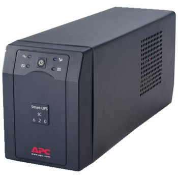 UPS APC 620VA Smart с подарък разклонител APC Essential SurgeArrest 6, 620VA/390W, Line Interactive | JAR Computers APC 620VA Smart + PM6-GR