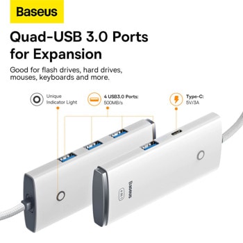 Baseus Lite Series 5-Port Hub WKQX030502