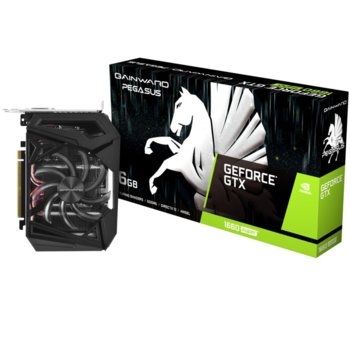 Видео карта nVidia GeForce GTX 1660 Super Pegasus, 6GB, Gainward 4710562241365, PCI-E 3.0, GDDR6, 192bit, Display Port, HDMI, DVI-D | JAR Computers GeForce GTX 1660 Super Pegasus